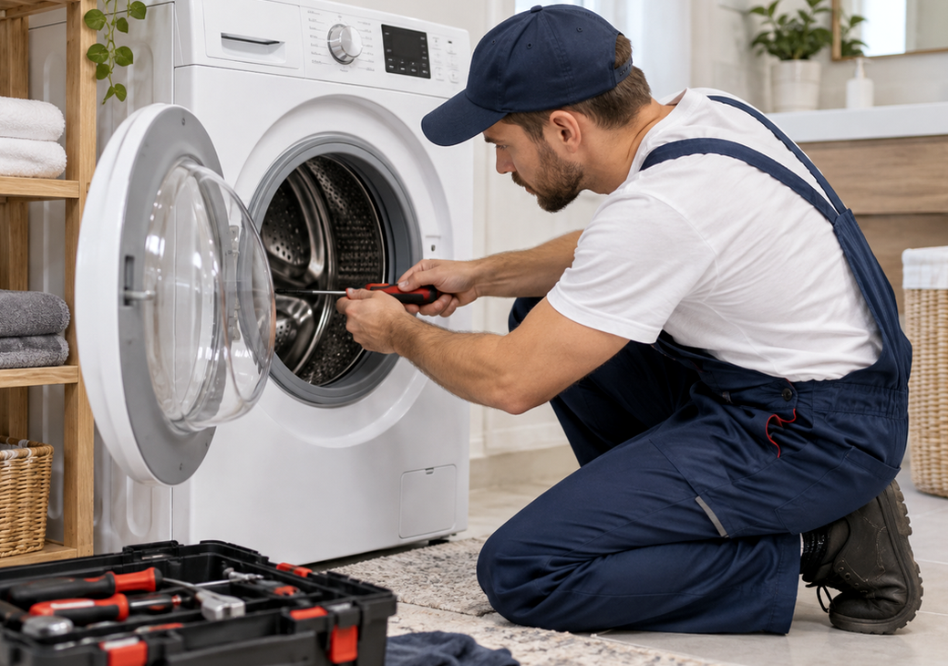 Spin & Drum Troubleshooting — representative service image